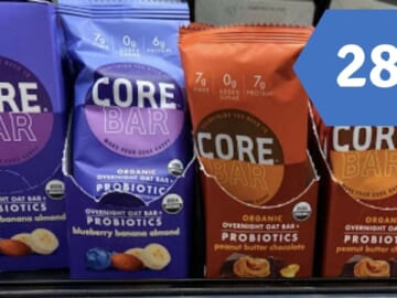 Get Up to 12 Core Organic Refrigerated Oat Bars for 28¢ Each