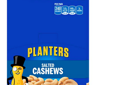 Planters Salted Cashews, 1.5 oz. Bags (18 Pack) only $11.04 shipped!