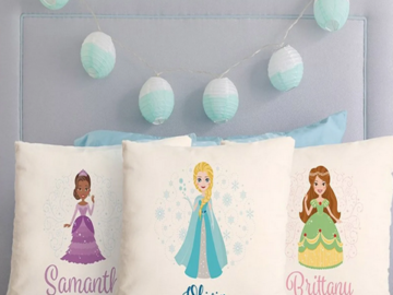 Personalized Princess Pillow Covers only $9.99 shipped!