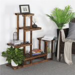 Display your Plants and Decor with this 6-Shelf Wooden Stand Just $37.99