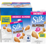 6 Pack Silk Shelf-Stable Unsweetened Almondmilk as low as $18.67 Shipped Free (Reg. $21.97) | Just $3.11 each!