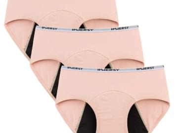 3-Pack Leakproof Period Panties for Girls $13.99 After Code (Reg. $19.99) | $4.66/pair, Multiple Colors, Sizes 8-16