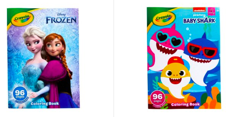 Crayola & Sticker Books Just 1.59