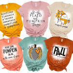 Favorite Autumn Bleached Tees