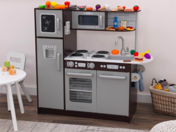 KidKraft Uptown Espresso Wooden Play Kitchen