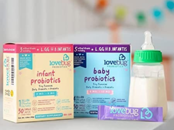 30-Count  LoveBug Infant & Baby Probiotic Packets as low as $7.01 Shipped Free (Reg. $19.99) | 23¢ each – Easily Add to Bottles!