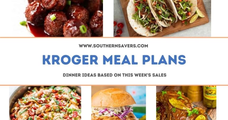 kroger meal plans 10/27