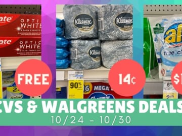 Video: CVS & Walgreens Top Deals This Week 10/24-10/30