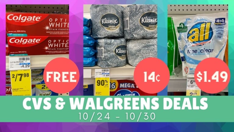 Video: CVS & Walgreens Top Deals This Week 10/24-10/30
