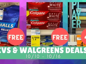 Video: Top CVS & Walgreens Deals This Week 10/10-10/16