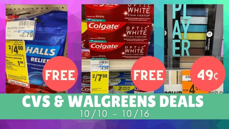 Video: Top CVS & Walgreens Deals This Week 10/10-10/16