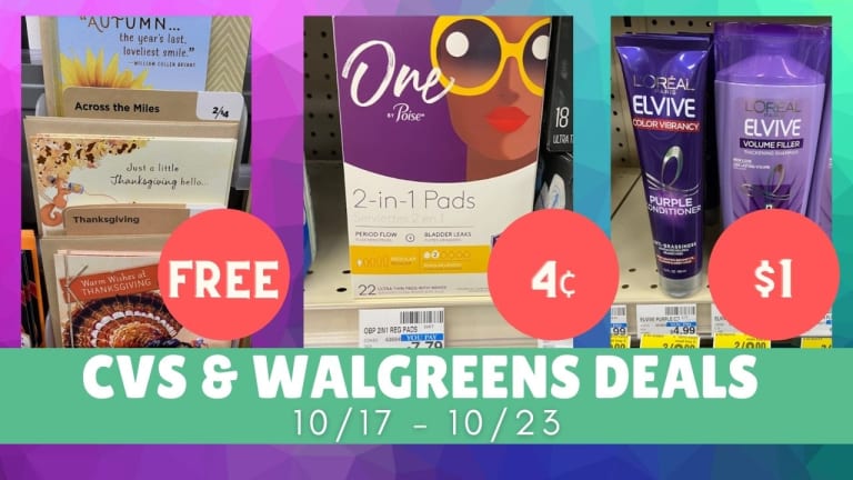 Video: Top CVS & Walgreens Deals This Week 10/17-10/23