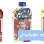 Happy Baby Coupons | Makes Clearly Crafted Organic Baby Food $1.75