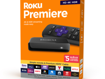 Walmart Black Friday! Roku Premiere 4K/HDR Streaming Media Player $19 (Reg. $39)