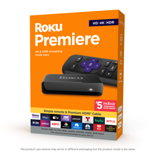 Walmart Black Friday! Roku Premiere 4K/HDR Streaming Media Player $19 (Reg. $39)