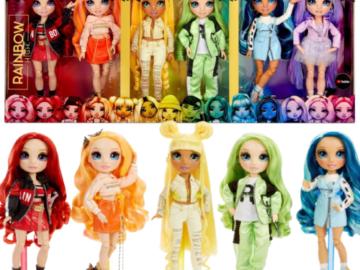 Target Early Black Friday! Rainbow High Collect Rainbow Fashion 6-Doll Set as low as $48 (Reg. $130) | $8 each doll!