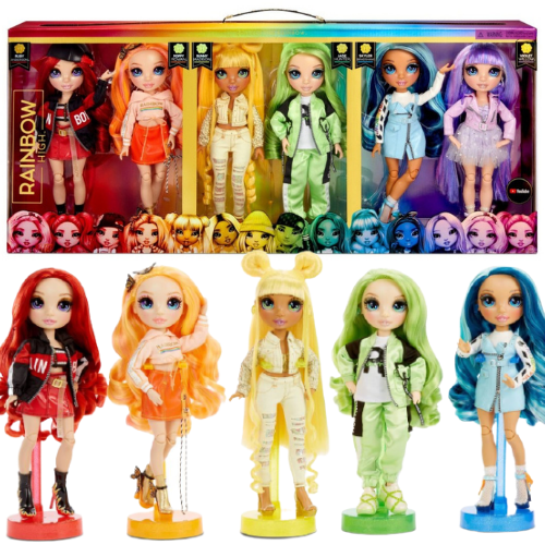 Target Early Black Friday! Rainbow High Collect Rainbow Fashion 6-Doll Set as low as $48 (Reg. $130) | $8 each doll!