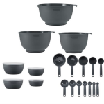 Farberware Professional 23-piece Gray Mix and Measure Baking Set