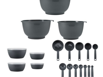Farberware Professional 23-piece Gray Mix and Measure Baking Set