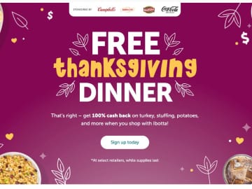 Free Thanksgiving Dinner with Ibotta Offers!!