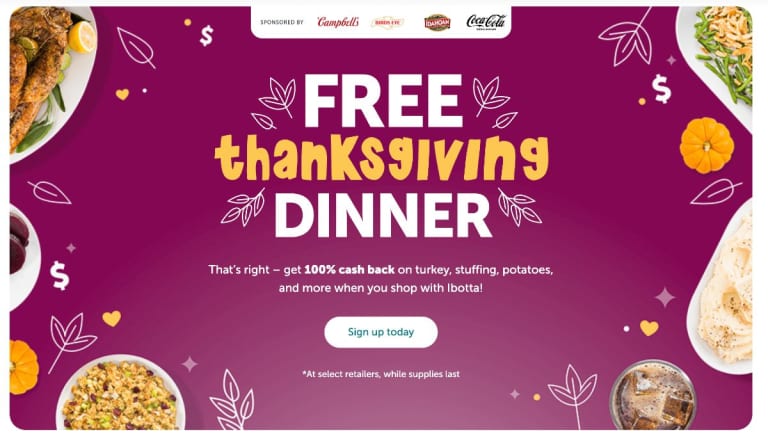 Free Thanksgiving Dinner with Ibotta Offers!!