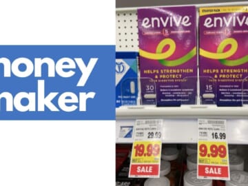 Money Maker Envive Digestive Probiotic at Kroger (reg. $16.99)!