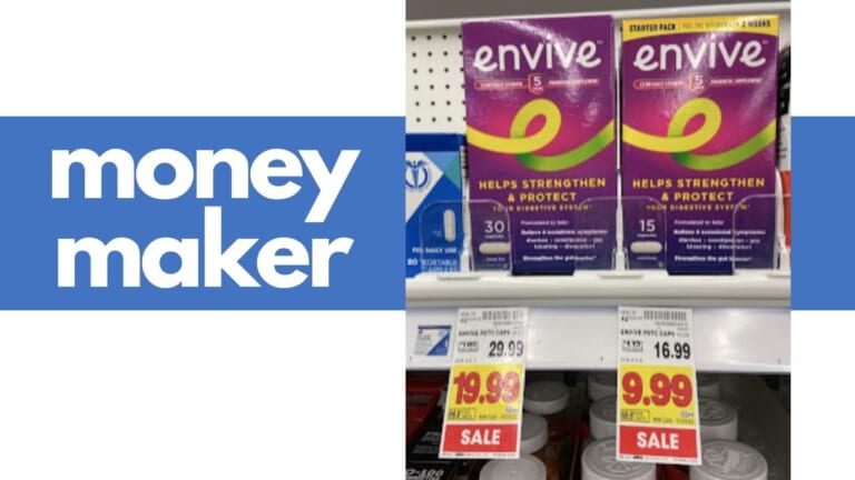 Money Maker Envive Digestive Probiotic at Kroger (reg. $16.99)!