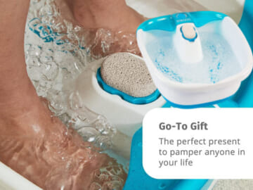 Bubble Mate Foot Spa with Heat and Removable Pumice Stone $15.88 (Reg. $25) – 18K+ FAB Ratings!