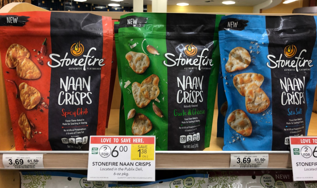 Stonefire Naan Crisps Just $2 At Publix on I Heart Publix