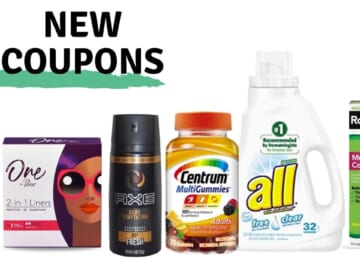 24 New Coupons: CoverGirl, All, Axe & More!