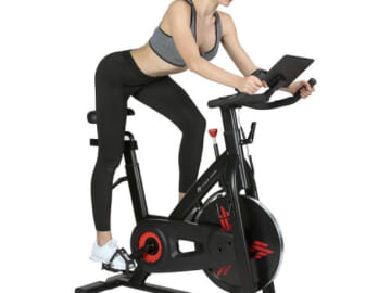 Today Only! Finer Form Indoor Exercise Bike $349.99 Shipped Free (Reg. $500) – FAB Ratings! With Tablet Holder, LCD Monitor, Cadence Reading, and More