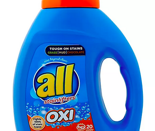 All Oxi Detergent 36oz Just 22¢