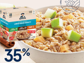 Today Only! Save BIG on Oatmeal, Breakfast Items, and Snacks from Kellogg’s, Quaker and More as low as $4.14 Shipped Free (Reg. $8.30+)