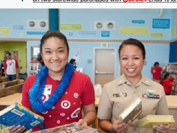 Check out this FAB 10% Off Target Coupon for Military Members, Veterans & Families! Hurry Ends 11/13!