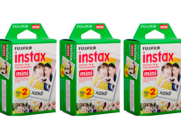 Fujifilm Instax Mini Film (3 Twin Packs, 60 Total Pictures)