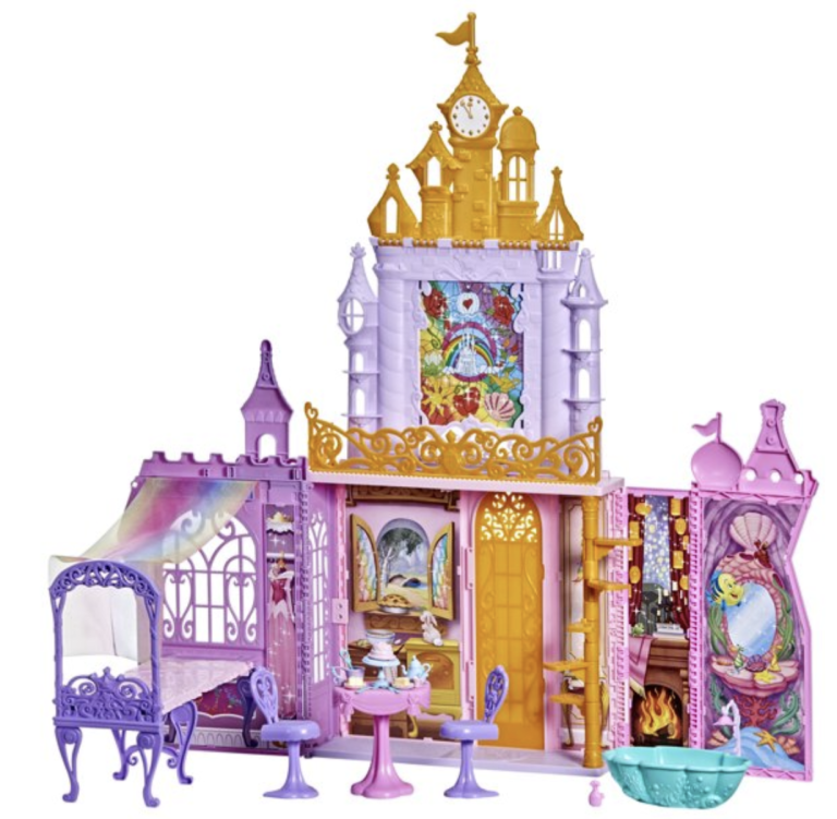 Disney Princess Fold n Go Dollhouse With Accessories for just $25!