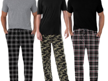 Walmart Early Black Friday! 2-Pack Fruit Of The Loom Men’s Pajama Set $10 (Reg. $19.99) -$5 per pair of pajamas!