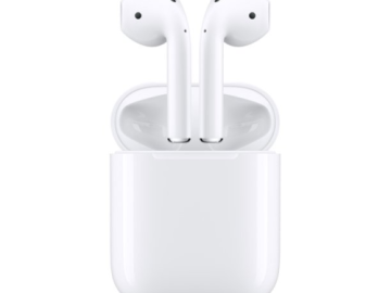 Walmart Black Friday! Apple AirPods with Charging Case (2nd Generation) $89 (Reg. $119)