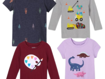 Cat & Jack Toddler Tees from $3.60 (Reg. $4.50+) | Stock up several for gifts this holiday season!