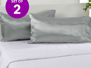 Satin Pillowcases (Set of 2) only $10.99!