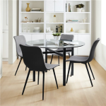 Check out this FAB set of 4 Upholstered Dinning Chairs, Just $139.99 + Free Shipping!
