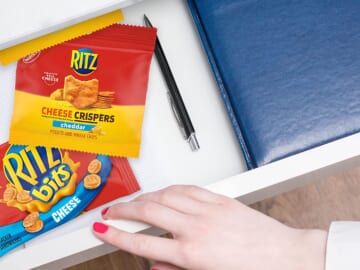 48 Count RITZ Bits Cheese Crackers & RITZ Cheese Crispers Cheddar Chips Variety Pack as low as $10.97 Shipped Free (Reg. $18.29) – $0.23/pouch