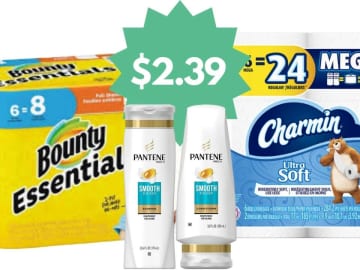 Pantene, Bounty & Charmin Deals at CVS