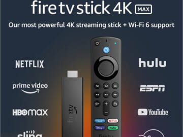 Amazon Fire TV Stick 4K Maximum Streaming Device with Alexa Voice Remote $34.99 (Reg. $55) – FAB Ratings!