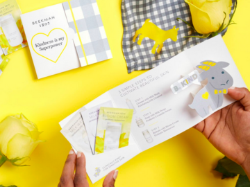 Send a Friend a FREE Beekman 1802 Clinically Kind Skincare Sample Pack