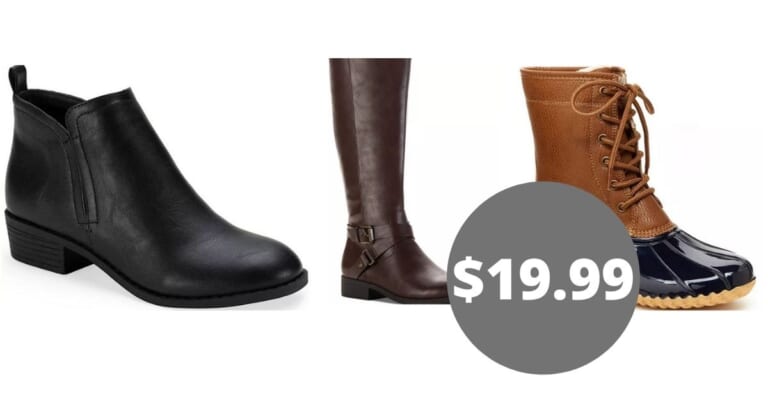 Women’s Maplewood Casual Duck Boot for $19.99