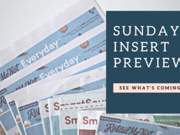 Sunday Coupon Insert Preview 11/21