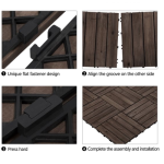 Get FAB Floors without Breaking the Bank with these Interlocking Wooden Titles, Just 89.98 (27 pcs) + Free Shipping!