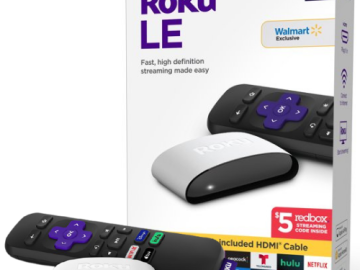 Walmart Early Black Friday! Roku Streaming Media Player w/ $5 Redbox Code $15 (Reg. $29.88)