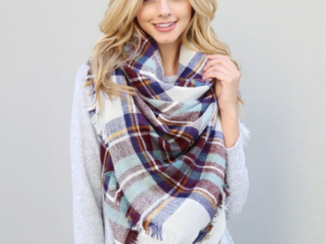 Hurry! Soft Blanket Scarves $12.98 Shipped (Reg. $35) | Lots of Colors!